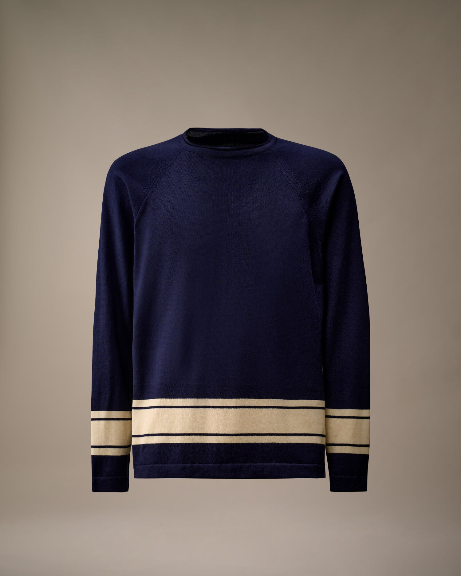 BLUE Palace C.P. Company Cotton Sea Island Mock Neck Knit - detail index C.P. Company