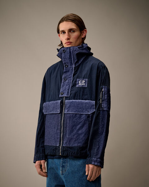 BLUE Palace C.P. Company 50 Fili Heavy Mixed Hooded Jacket - C.P. Company